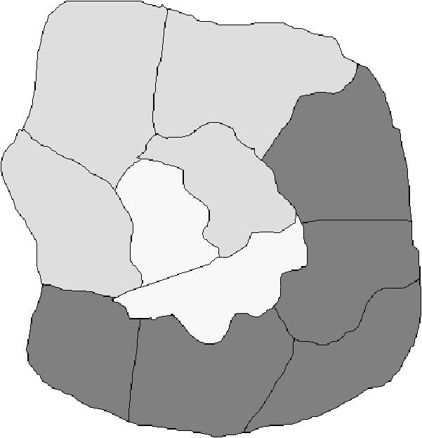 Divisione in zone censuarie della Provincia Zona censuaria I (Comuni A, B, C,D) Zona censuaria II (Comuni E, F) Zona censuaria III (Comuni G, H, L, M, N) Comune B Comune A Comune G Comune D Comune C