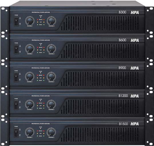 Amplificatori Stereo Gli amplificatori della serie B offrono in dimensioni contenute, prestazioni, tecnologia e affidabilità.