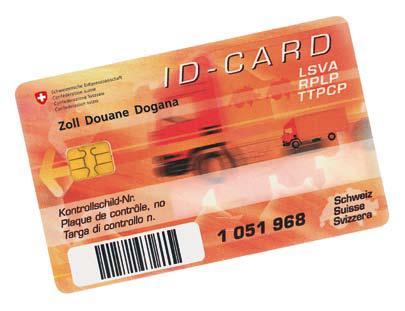 3.3 La carta d identificazione e il terminale di trattamento All atto della prima entrata in Svizzera per i veicoli esteri senza apparecchio di rilevazione vanno registrati i dati rilevanti per la