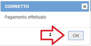 Se si è confermata l operazione, viene confermata dal seguente messaggio: Che si chiude