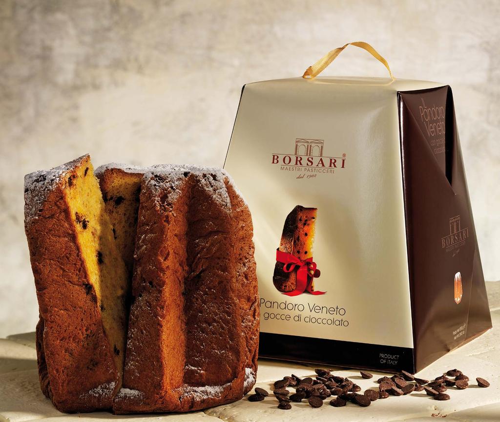 PANDORO GOCCE DI CIOCCOLATO PANDORO WITH CHOCOLATE CHIPS Codice - Prod. code 1004.651 Cod. EAN - Prod.