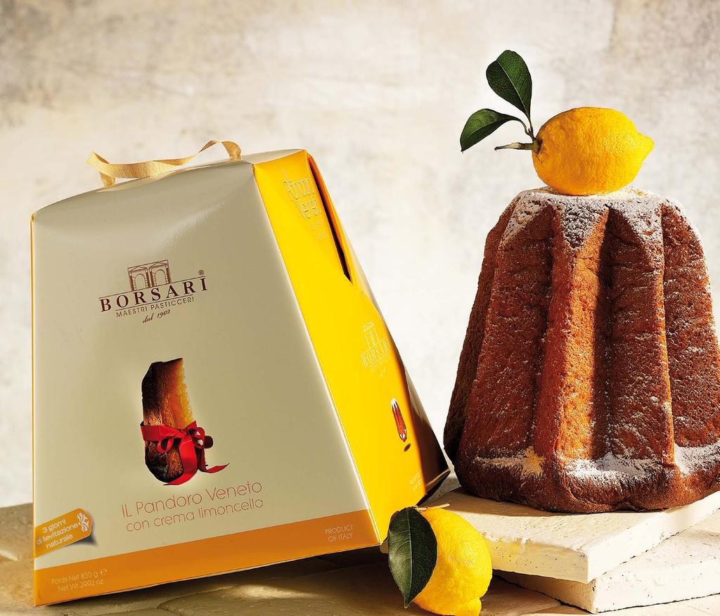 PANDORO CREMA LIMONCELLO PANDORO WITH LIMONCELLO CREAM Codice - Prod. code 1004.652 Cod. EAN - Prod.