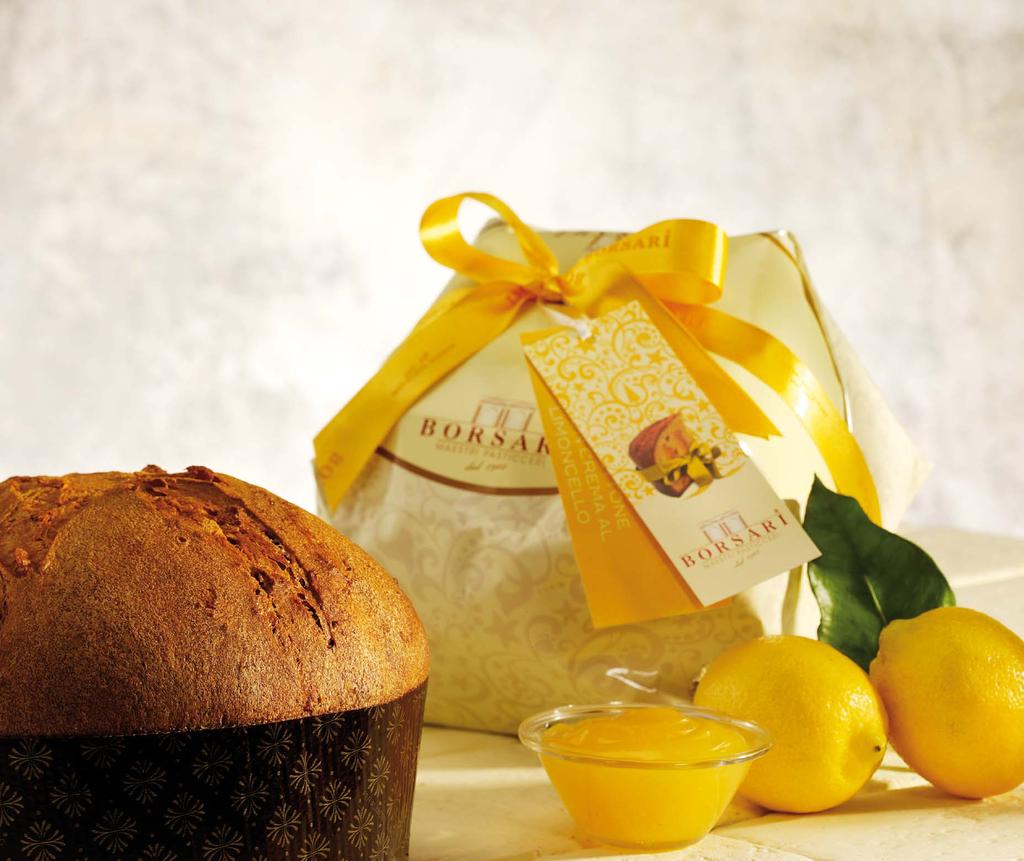 PANETTONE CREMA LIMONCELLO - BASSO PANETTONE WITH LIMONCELLO CREAM - LOW BAKED Codice - Prod. code 1003.043 Cod. EAN - Prod.