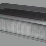 raccordo per canalizzazioni dritte fissato sia sul lato aspirazione che sul lato scarico (larghezza 30mm) dima presente sul cartone d imballaggio per semplificare il collegamento al soffitto