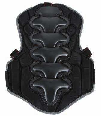 Gilè di protezione per la schiena ProtectoSoft protezione per la schiena particolarmente leggera, da indossare come un gilè per bambini e adulti imbottitura protettiva per la schiena realizzata in