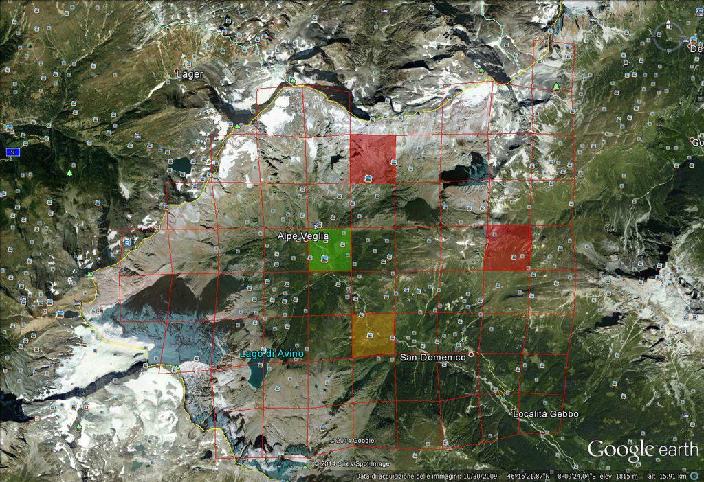 Particella 32T MS32 - Verbano-Cusio-Ossola Sforzo di ricerca > 9 ore Nr totale di specie rilevate= 33 Specie Albanella reale Aquila reale Cesena Cincia