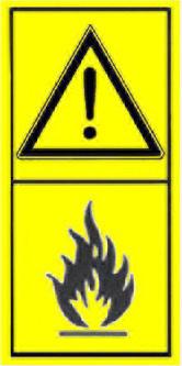 impigliamento e di taglio - Presenza di combustibile esplosivo - Pericolo di incendio o esplosione - Utilizzare guanti di protezione prima di effettuare l