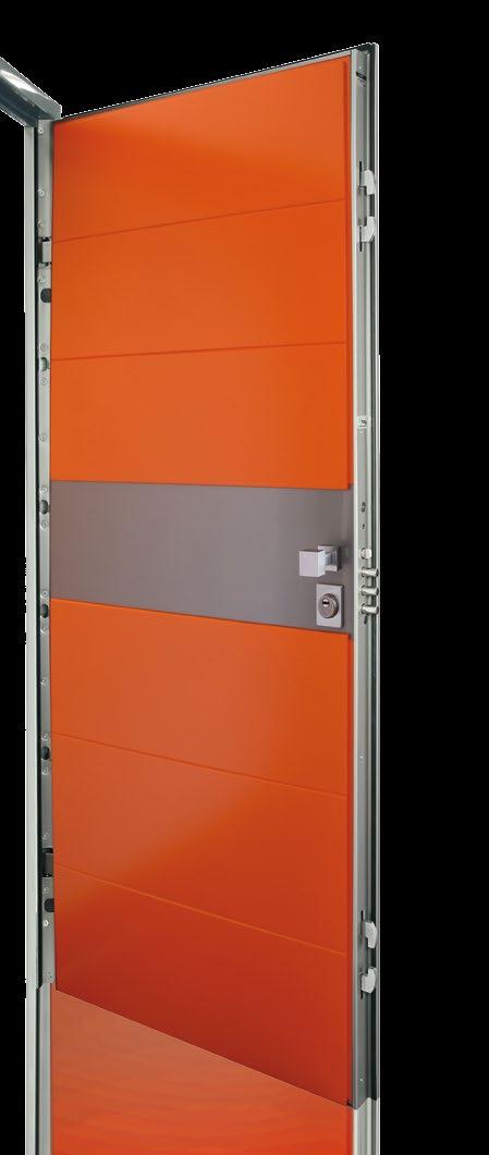 In versione termo acustica K è la porta ideale per l installazione verso l esterno.