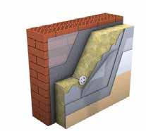 LANA DI ROCCIA > TECHNOFACADE Pannello rigido idrorepellente non infiammabile in lana di roccia basaltica con leganti basso fenolici.