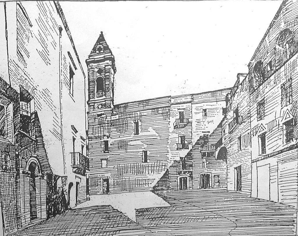 Piano per la sistemazione edilizia di Bari vecchia, 1931 Bari, largo ampliato presso la chiesa di S. Marco.