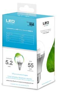 TEMPERATURA DI COLORE 3000K 4000K 5000K 6500K LE LAMPADINE A LED Sfruttano una moderna tecnologia dei Light Emitting Diodes detta semplicemente LED, sono dei componenti impiegati da anni nell