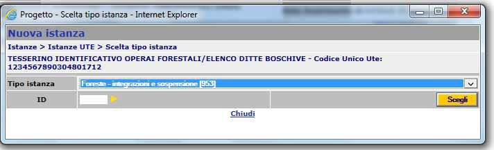 La domanda di richiesta integrazioni e sospensione è la numero 953 Visualizzazione tesserini Per visionare i tesserini dell azienda entrare nel fascicolo aziendale e