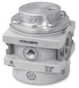 regolatore di pressione pilotato G1 piloted G1 pressure regulator Regolatore a membrana con valvola di scarico sovrapressione (relieving) Diaphragm-type pressure regulator with relieving Si può