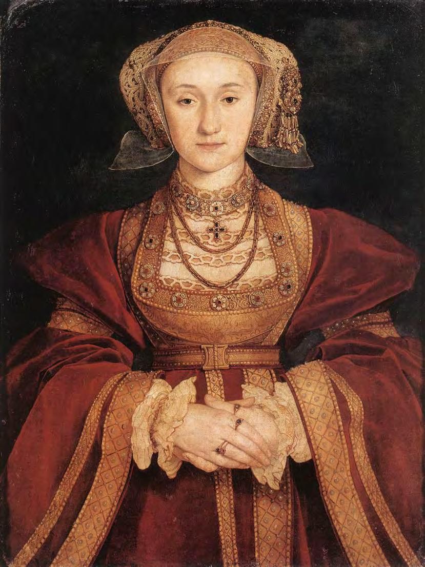 La quarta moglie di Enrico fu Anna di Cleves. Era figlia di un duca, il capo dei protestanti tedeschi, e aveva venticinque anni.