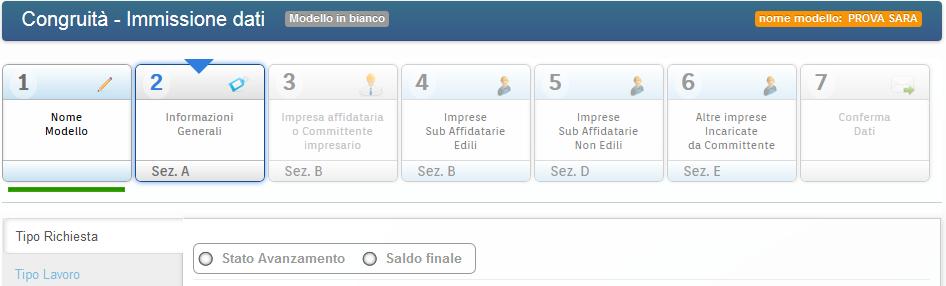 3. Completare i dati della sezione 2 indicando: a.