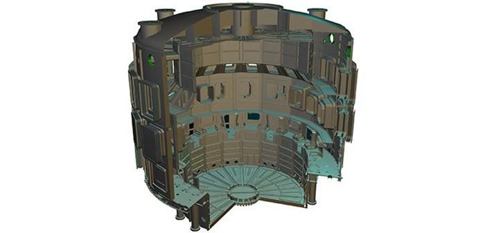 2. PRINCIPALI COMPONENTI DI ITER 21 In questo sistema gli elettroni sono riscaldati da un raggio di radiazioni elettromagnetiche ad alta intensità con una frequenza di 100-200 MHz.