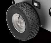 Pneumatic wheels Ruote pneumatiche Reversible handlebar for easy handling by pushing Manubrio