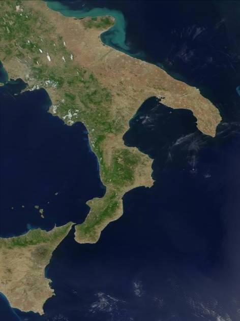 Depositi sedimentari fossili (Neogene) Depositi sedimentari attuali (Olocene) Litorale tirrenico calabro-lucano Lagune di Stretto di Messina