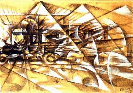 Giacomo Balla Velocità di automobile, 1913