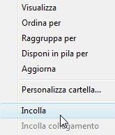 SPOSTARE UN FILE USANDO I COMANDI TAGLIA ED INCOLLA Spesso la cartella e il file che vuoi spostare, non sono all'interno della stessa cartella.