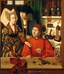Eligio nella bottega di un orefice 1449 Olio su tavola 98 x 85 cm Metropolitan Museum,