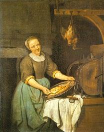16. Gabriel Metsu Pittore olandese Leida, 1629 Amsterdam, 1667 La cuoca 1657-1667