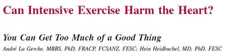 Can Intensive Exercise Harm the Heart? È possibile ottenere troppo di una buona cosa?