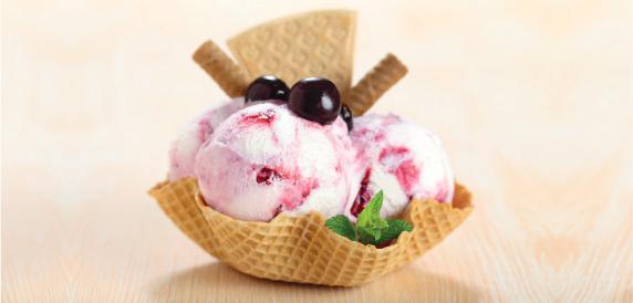 SORBETTO FRAGOLA con succo, purea e pezzi