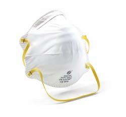 SB 20 R0 80 22 1 MASCHERA PER POLVERI FINI FFP1 contro tutte le particelle dure e liquide (aerosol, etc.