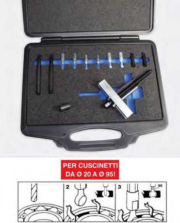 di tutti i tipi di cuscinetti a sfera che non possono essere afferrati ne internamente ne esternamente.