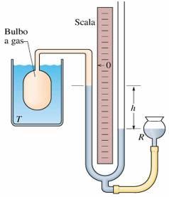 Il Termometro a gas a volume costante Si basa sulla pressione esercitata da un gas isolato a volume costante.