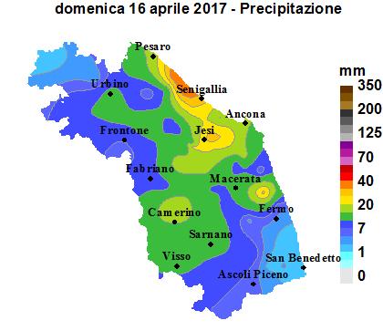 Notiziario Agrometeorologico Province di Ascoli Piceno e Fermo n.16 del 27/04/2017 pag.2 Figura 2.