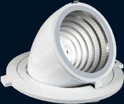 SMARTDRIVER D170/1150 led orientabile Downlight CaratteristiChe Generali Potenza equivalente* 1x70, 1x150 W Conformità EN 60598-1, EN 60598-2-2, EN 60598-2-22 (requisiti fondamentali), EN 62471