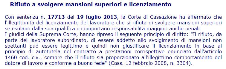 dell'operatore di supporto.