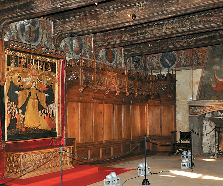 V de Foix 1/4 È la sala più importante del museo, dedicata ai marchesi Ludovico II e Margherita di Foix.