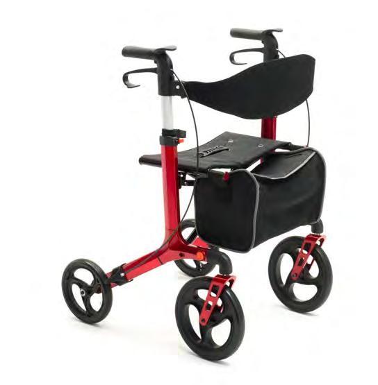 Rollators e deambulatori Rollators and walkers R26 Rollator pieghevole in alluminio