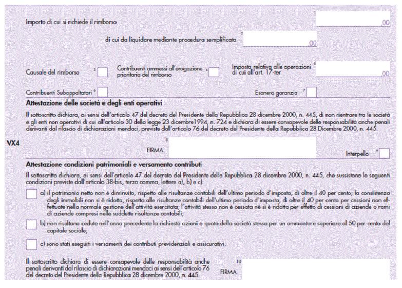 Qualsiasi importo Cessazione attività; minore eccedenza triennio. Riguardo le modalità di erogazione dei rimborsi si fa presente che da quest anno, a seguito delle modi che apportate dall art.