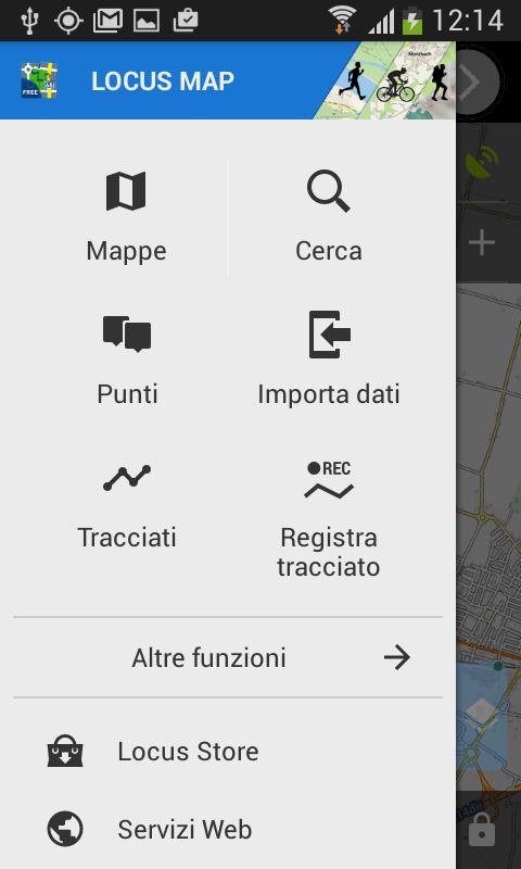 Impostazioni Mappa Queste operazioni vanno effettuate obbligatoriamente alla fine del primo download per