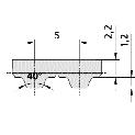 7 8 P rofili standard T - anello continuo Cinghie dentate BRECOFLEX T5 - T5 DL - T5 DR T 5 P ro f i l o S v i l u p p o N u m e ro P ro f i l o S v i l u p p o N u m e ro T 5 / 2 0 0 4 0 T 5 / 8 5 0