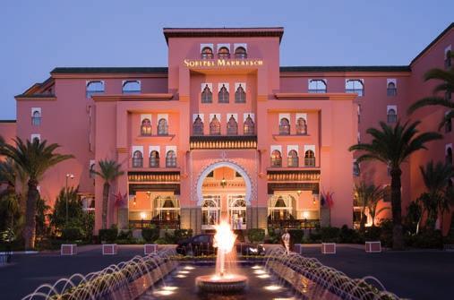 - MARRAKECH Sofitel Marrakech Lounge & Spa Sofitel Accor Hotels & Resorts Nel cuore di Marrakech nei pressi della Medina, a 10 minuti dall Aeroporto Internazionale di Marrakech Menara 139 CAMERE e