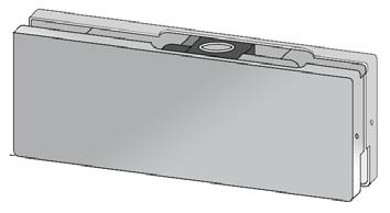 Cerniera per alto, versione piccola Applicazione vetro Top hinge, small version