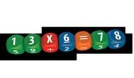 CONTNUTO 13 dadi in legno FSC 4 dadi verdi con i numeri dispari 4 dadi blu con i numeri pari 4 dadi rossi con i 4 operatori aritmetici 1 dado arancione con il simbolo dell uguaglianza 1 manuale