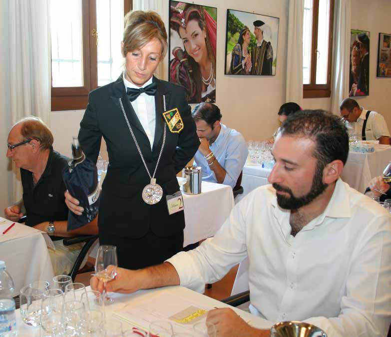 La cura dei dettagli Una sommelier