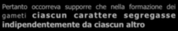 giallo rugoso) chiamati anche fenotipi ricombinanti Più precisamente essi venivano