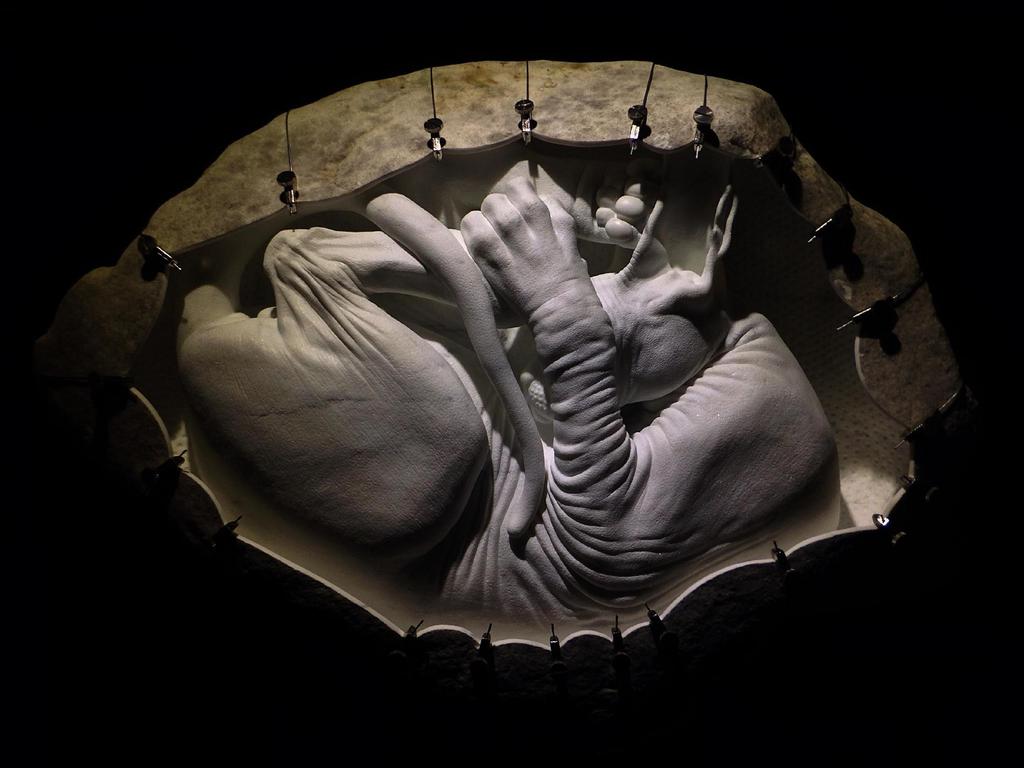 "Sphynx" 2015, marmo statuario, cm 70 x