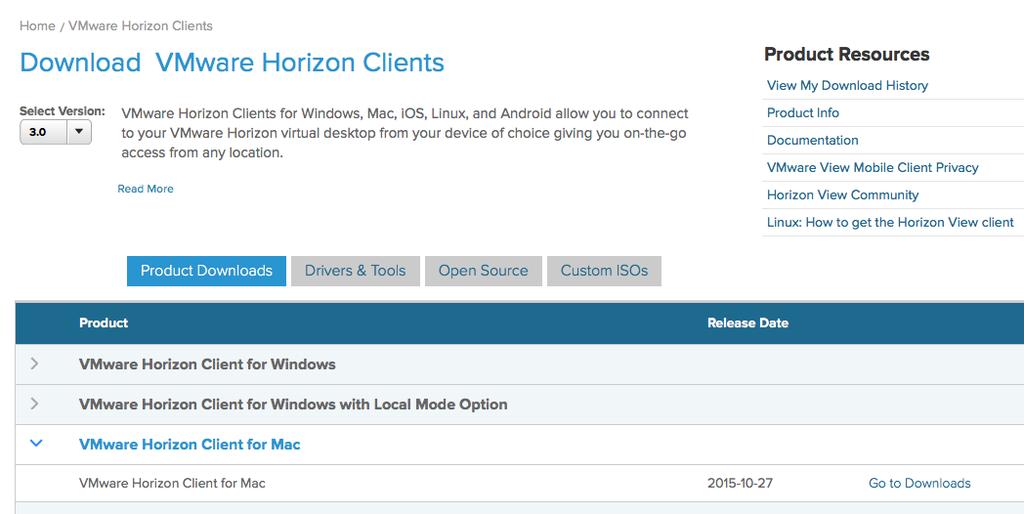browser aggiornati per il supporto ad HTML 5). VMware Horizon HTML Access offre prestazioni peggiori e minori funzionalità rispetto a VMware Horizon Client.