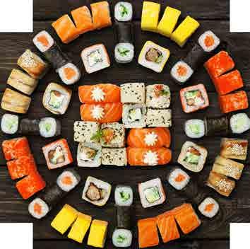 GUNKAN 2pz-bigne sushi pallina di riso con pesce