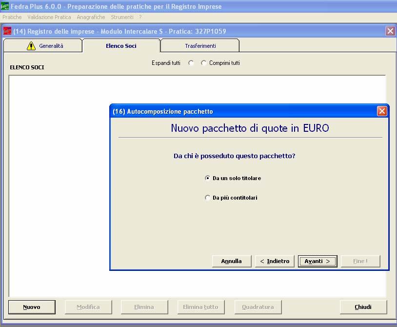 A seconda da quante persone è posseduta la quota/azione