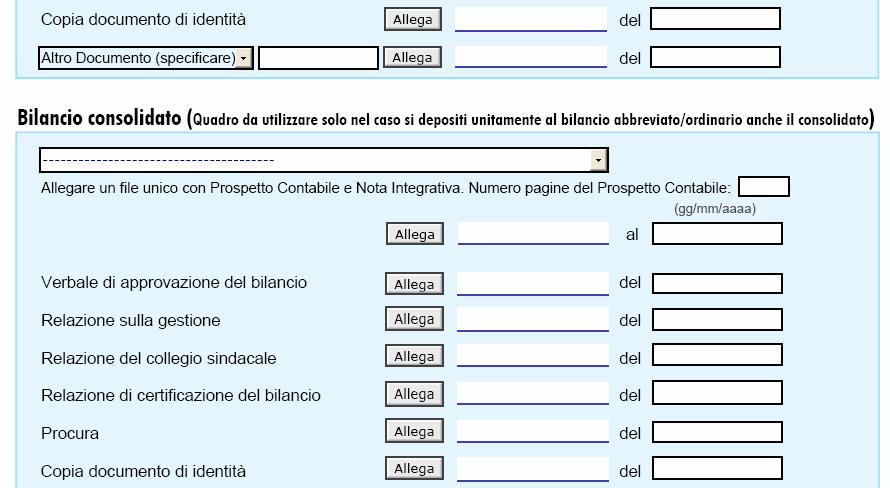 firmati) che compongono la pratica facendo attenzione alle date. N.B.