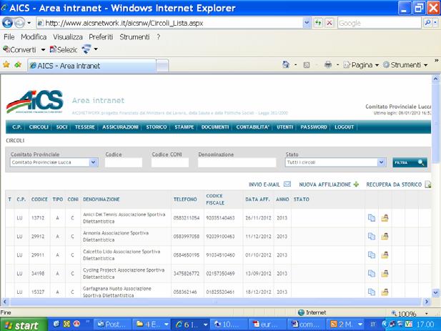 ACCESSO AL PROGRAMMA DI CONTABILITA Subito dopo aver